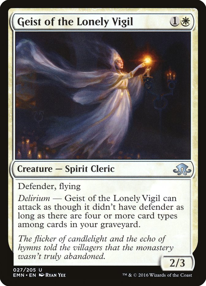 {C} Geist of the Lonely Vigil [Eldritch Moon][EMN 027]