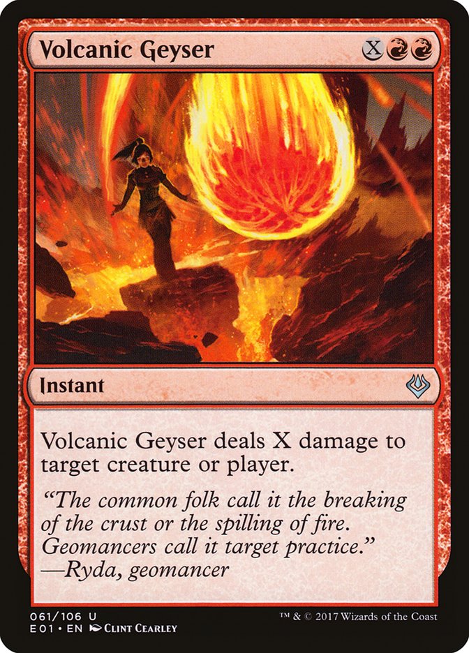 {C} Volcanic Geyser [Archenemy: Nicol Bolas][E01 061]