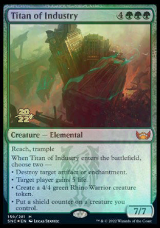 {@R} Titan of Industry [Streets of New Capenna Prerelease Promos][PR SNC 159]