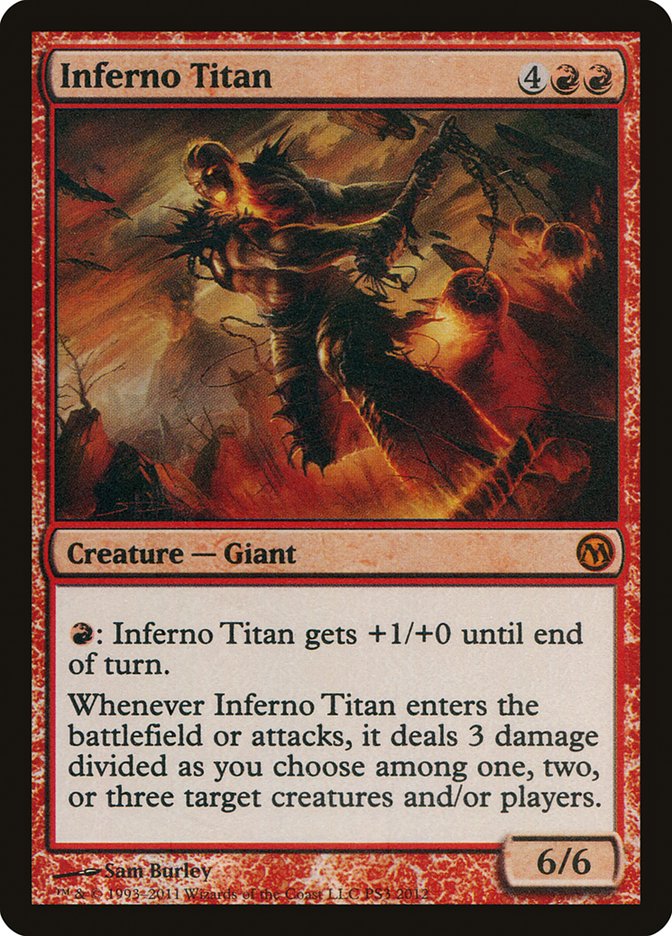 {R} Inferno Titan (Duels of the Planeswalkers Promos) [Duels of the Planeswalkers Promos 2011][PA DP11 003]