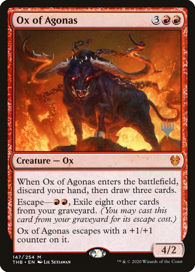 {R} Ox of Agonas (Promo Pack) [Theros Beyond Death Promos][PP THB 147]