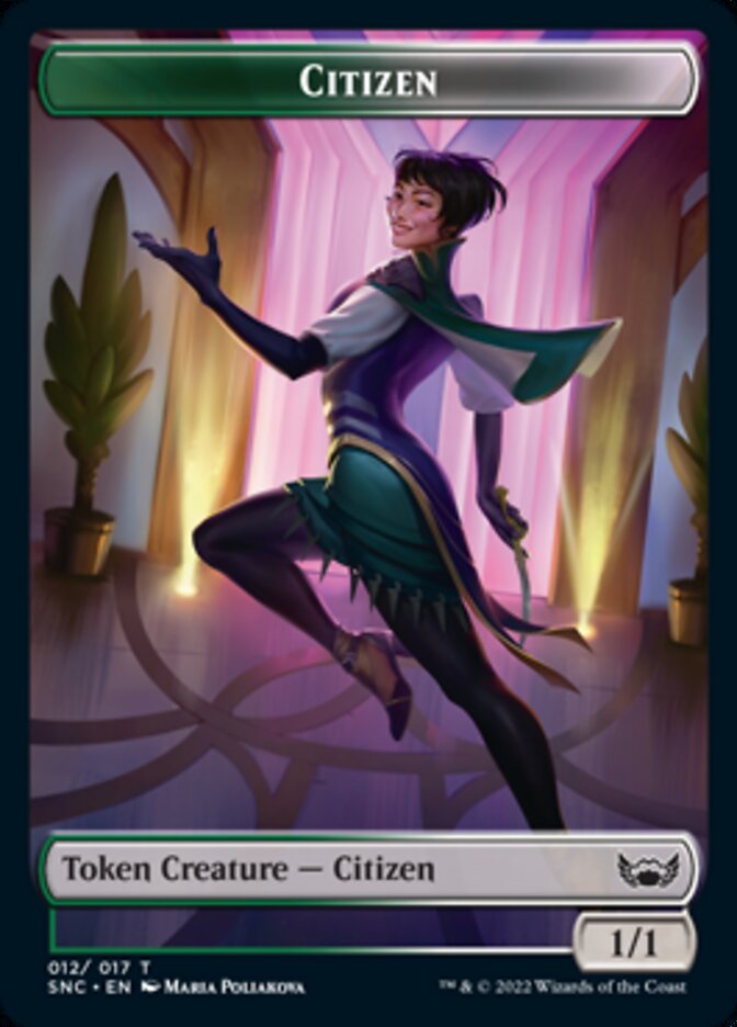 {T} Ogre Warrior // Citizen Double-sided Token [Streets of New Capenna Tokens][TSNC 006]