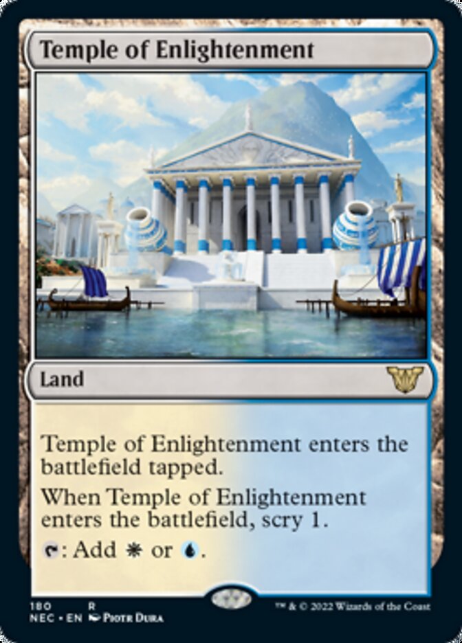 {R} Temple of Enlightenment [Kamigawa: Neon Dynasty Commander][NEC 180]