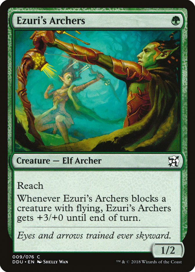 {C} Ezuri's Archers [Duel Decks: Elves vs. Inventors][DDU 009]