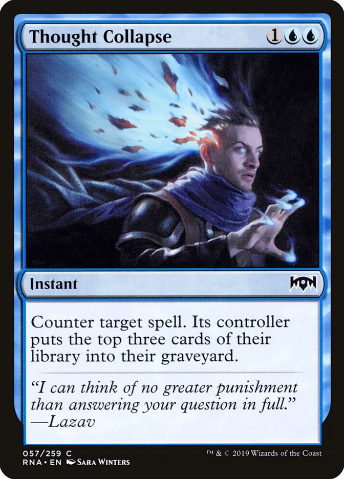 {C} Thought Collapse [Ravnica Allegiance][RNA 057]