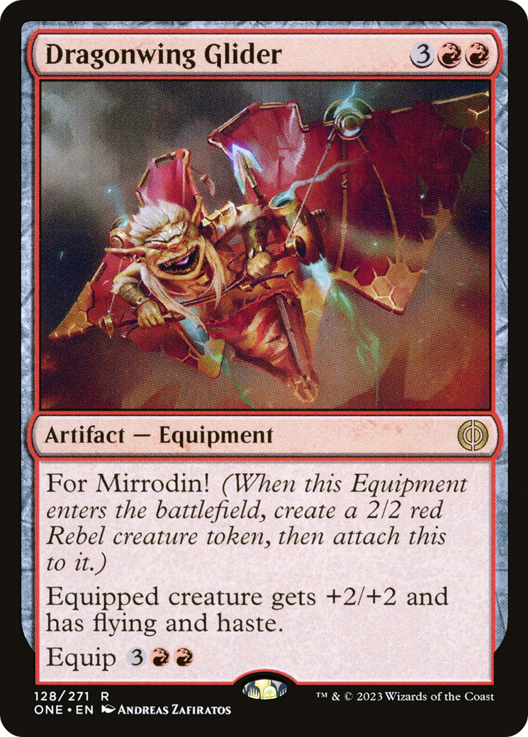 {@R} Dragonwing Glider [Phyrexia: All Will Be One][ONE 128]
