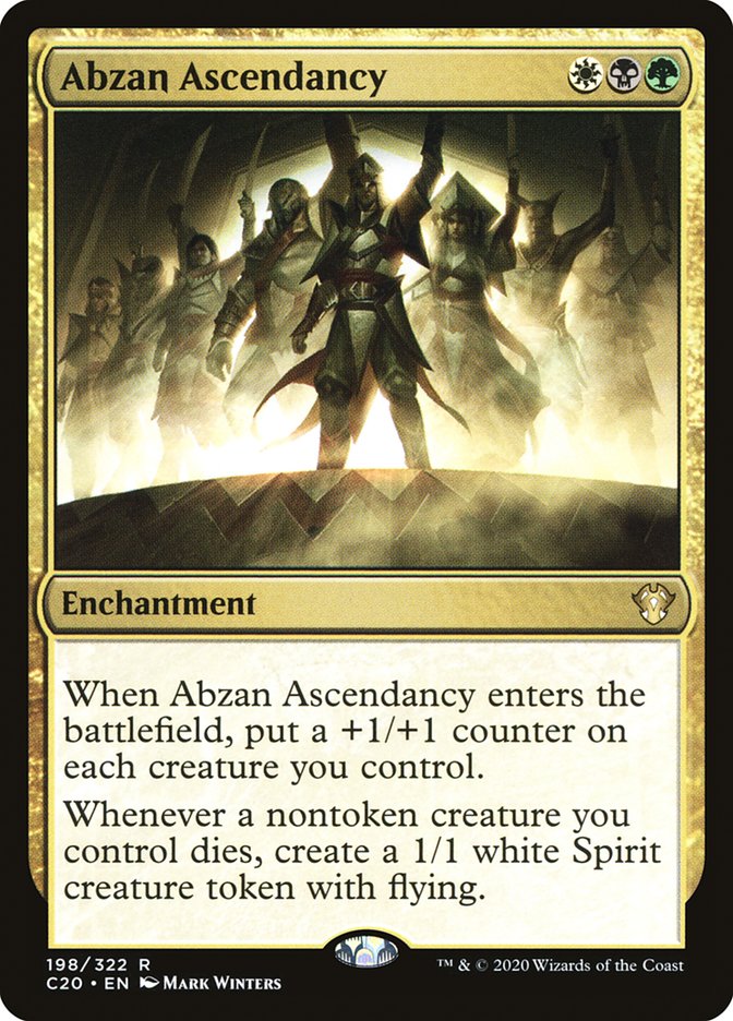 {R} Abzan Ascendancy [Commander 2020][C20 198]