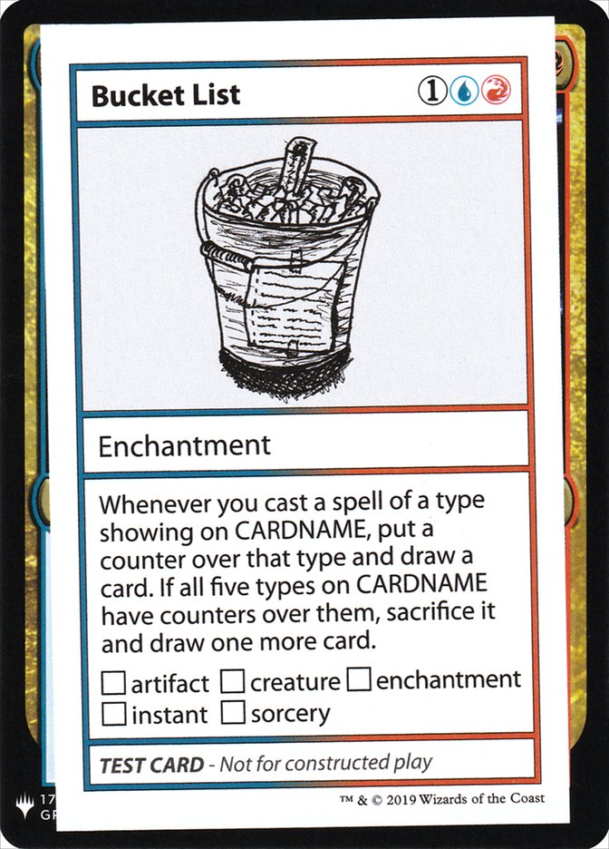 {R} Bucket List [Mystery Booster Playtest Cards][CON CMB1 089]