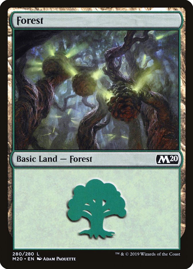 {B}[M20 280] Forest (280) [Core Set 2020]