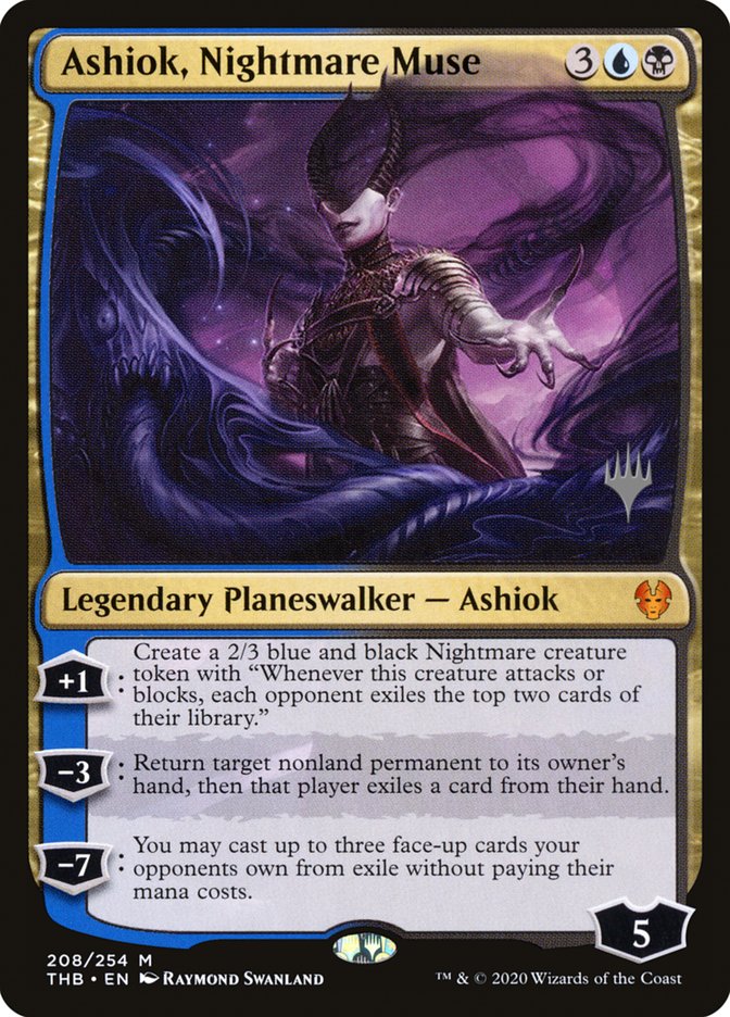 {R} Ashiok, Nightmare Muse (Promo Pack) [Theros Beyond Death Promos][PP THB 208]