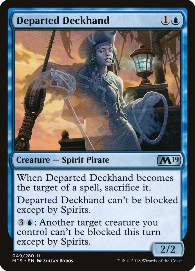 {C} Departed Deckhand [Core Set 2019][M19 049]