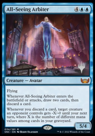 {@R} All-Seeing Arbiter (Promo Pack) [Streets of New Capenna Promos][PP SNC 034]