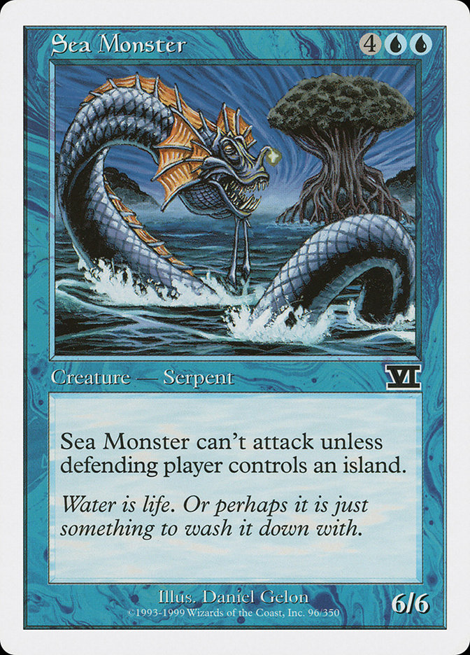 {C} Sea Monster [Classic Sixth Edition][6ED 096]