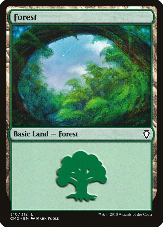 {B}[CM2 310] Forest (310) [Commander Anthology Volume II]