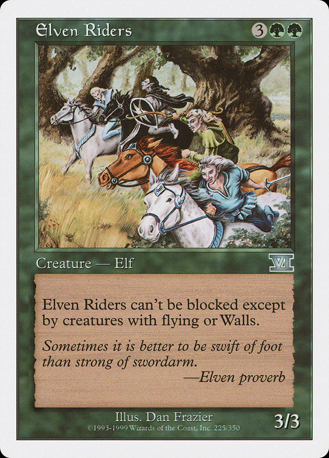 {C} Elven Riders [Classic Sixth Edition][6ED 225]