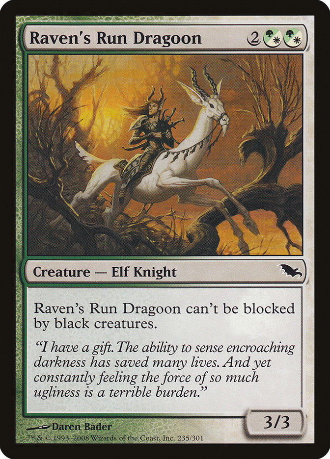 {C} Raven's Run Dragoon [Shadowmoor][SHM 235]