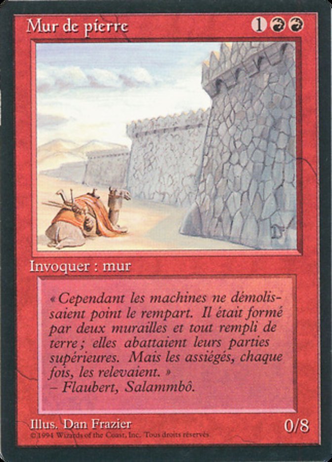 {F} Wall of Stone [Foreign Black Border][FBB 3ED 184]