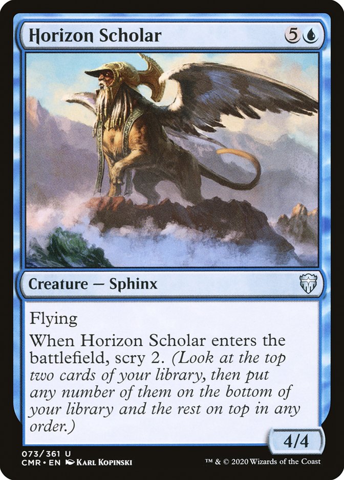 {C} Horizon Scholar [Commander Legends][CMR 073]