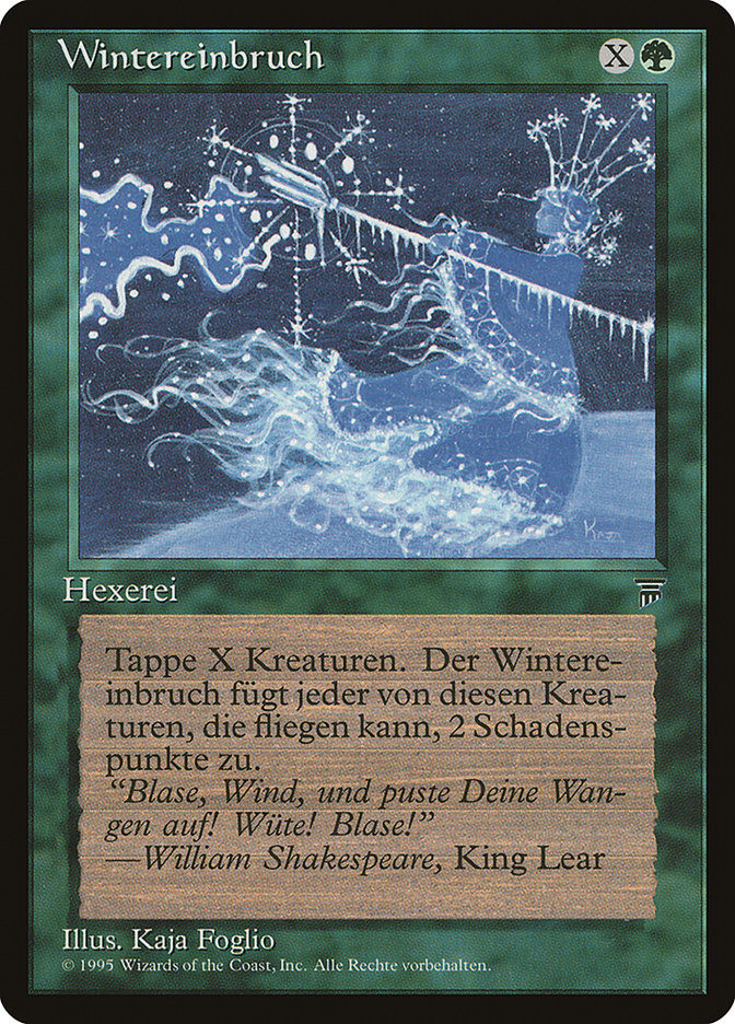 {C} Winter Blast (German) - "Wintereinbruch" [Renaissance][REN 169]