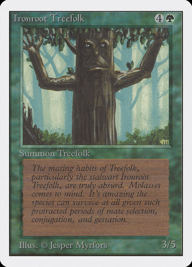 {C} Ironroot Treefolk [Unlimited Edition][2ED 204]
