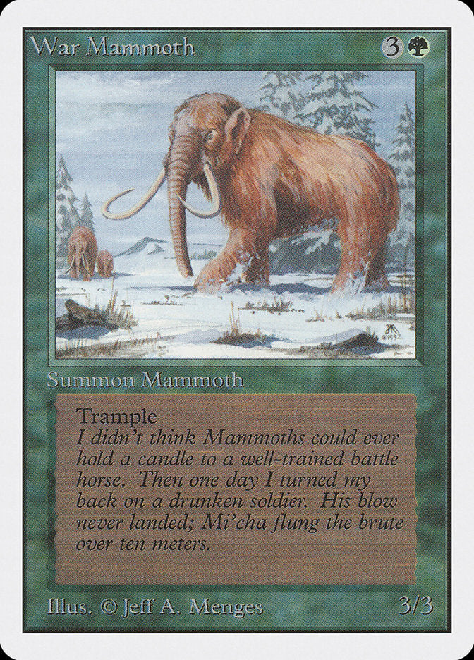 {C} War Mammoth [Unlimited Edition][2ED 228]
