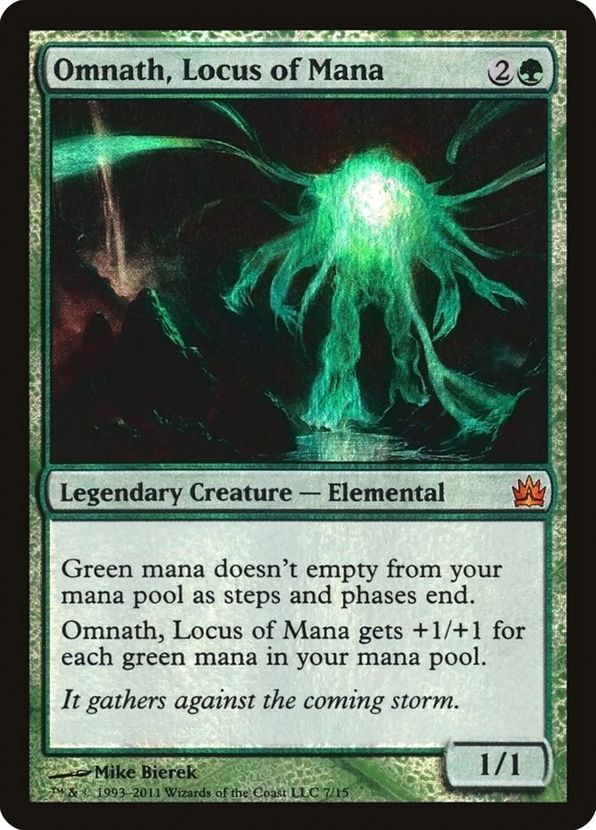 {R} Omnath, Locus of Mana [From the Vault: Legends][V11 007]