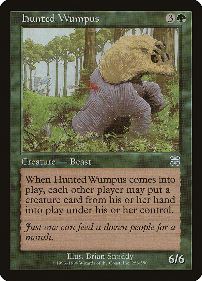 {C} Hunted Wumpus [Mercadian Masques][MMQ 253]
