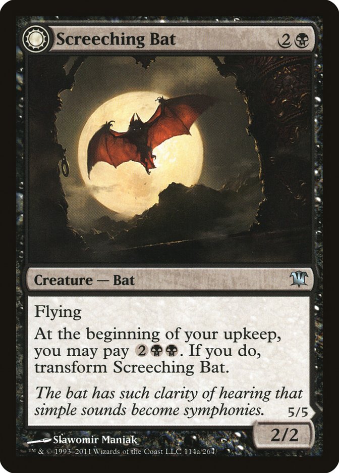 {C} Screeching Bat // Stalking Vampire [Innistrad][ISD 114]
