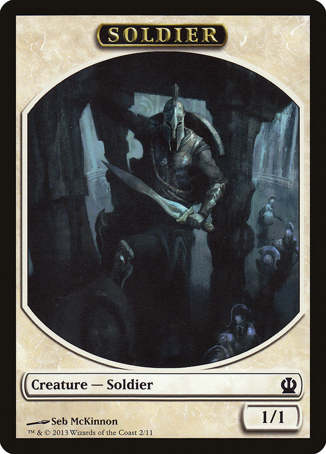 {T} Soldier Token (2/11) [Theros Tokens][TTHS 002]