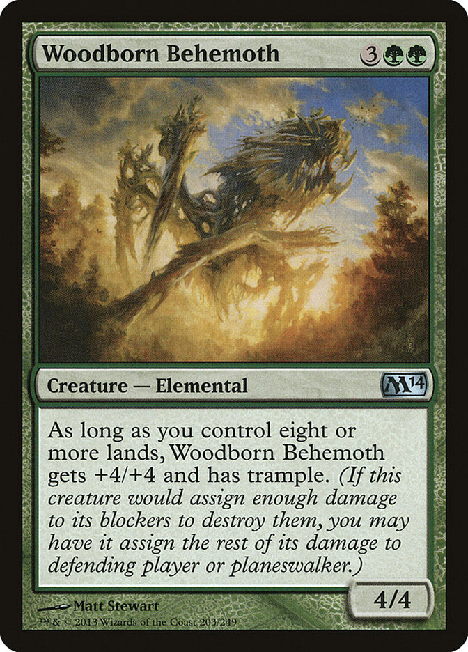 {C} Woodborn Behemoth [Magic 2014][M14 203]
