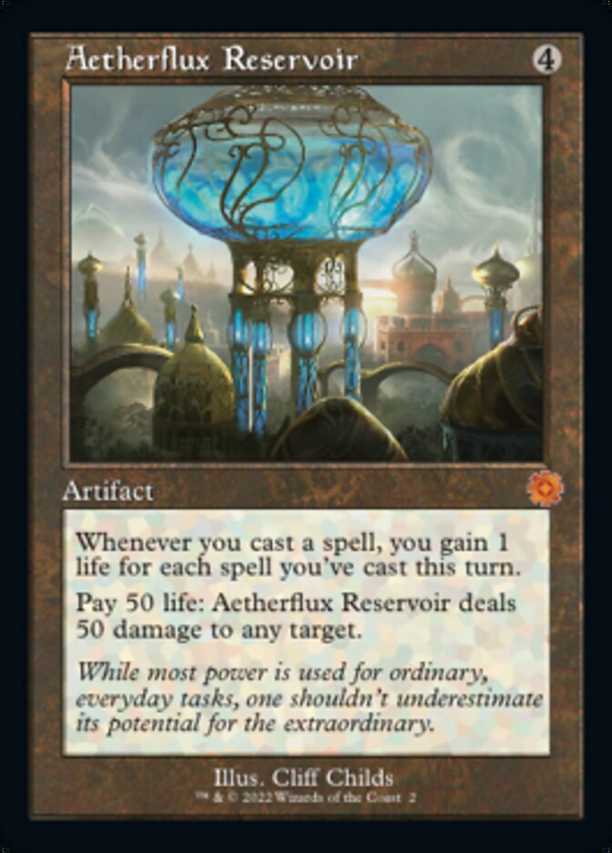 {R} Aetherflux Reservoir (Retro) [The Brothers' War Retro Artifacts][BRR 002]