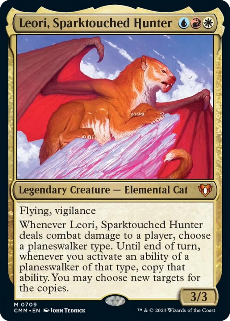 {R} Leori, Sparktouched Hunter [Commander Masters][CMM 709]