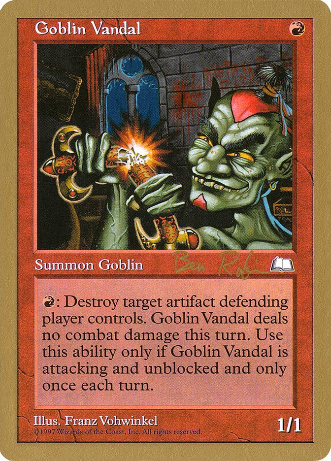 {C} Goblin Vandal (Ben Rubin) [World Championship Decks 1998][GB WC98 BR105]