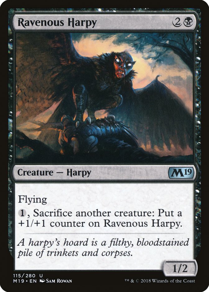 {C} Ravenous Harpy [Core Set 2019][M19 115]