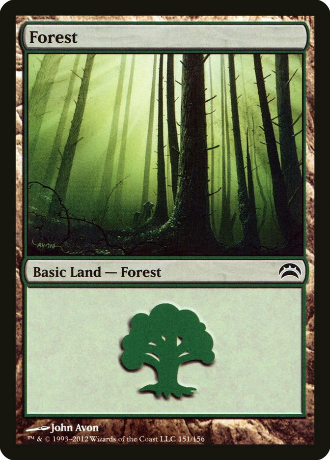 {B}[PC2 151] Forest (151) [Planechase 2012]