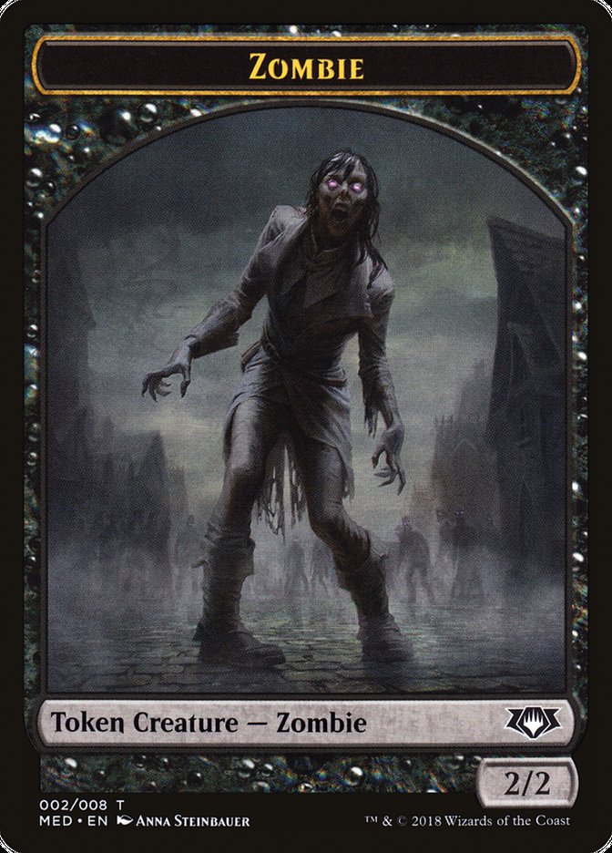 {T} Zombie Token [Mythic Edition Tokens][TMED G2]