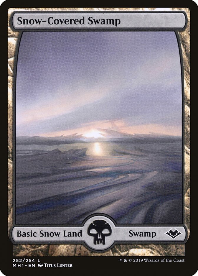 {B}[MH1 252] Snow-Covered Swamp [Modern Horizons]