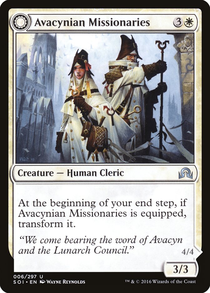{C} Avacynian Missionaries // Lunarch Inquisitors [Shadows over Innistrad][SOI 006]