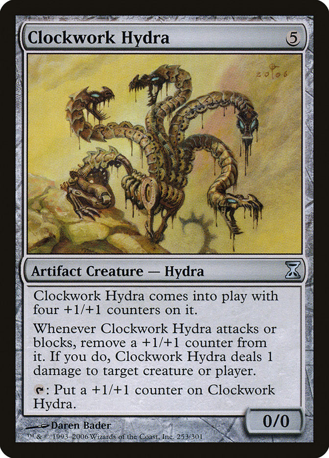 {C} Clockwork Hydra [Time Spiral][TSP 253]