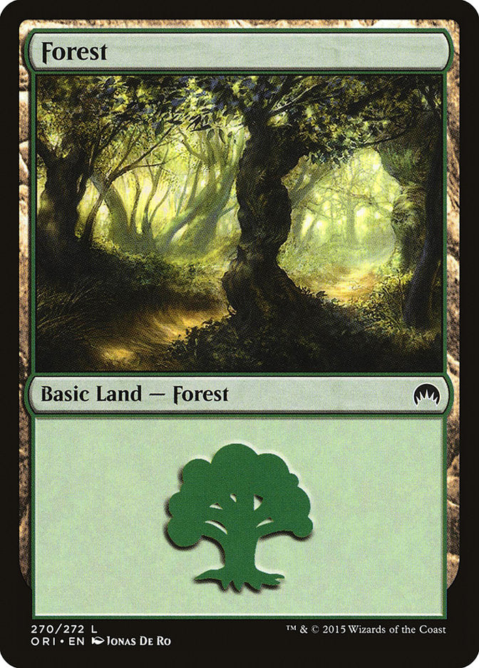 {B}[ORI 270] Forest (270) [Magic Origins]