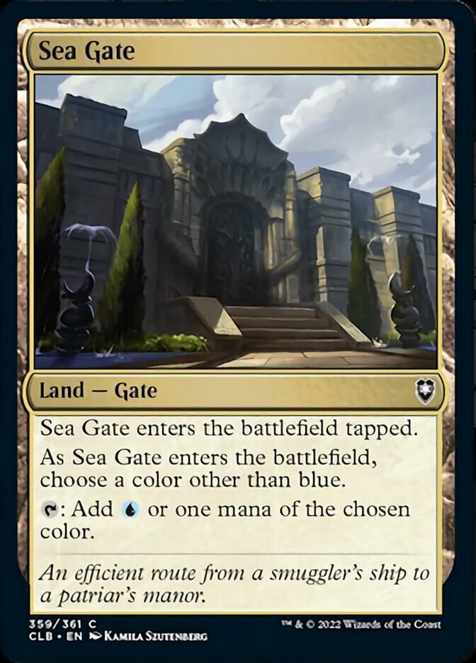 {C} Sea Gate [Commander Legends: Battle for Baldur's Gate][CLB 359]