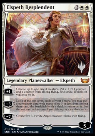 {@R} Elspeth Resplendent (Promo Pack) [Streets of New Capenna Promos][PP SNC 011]