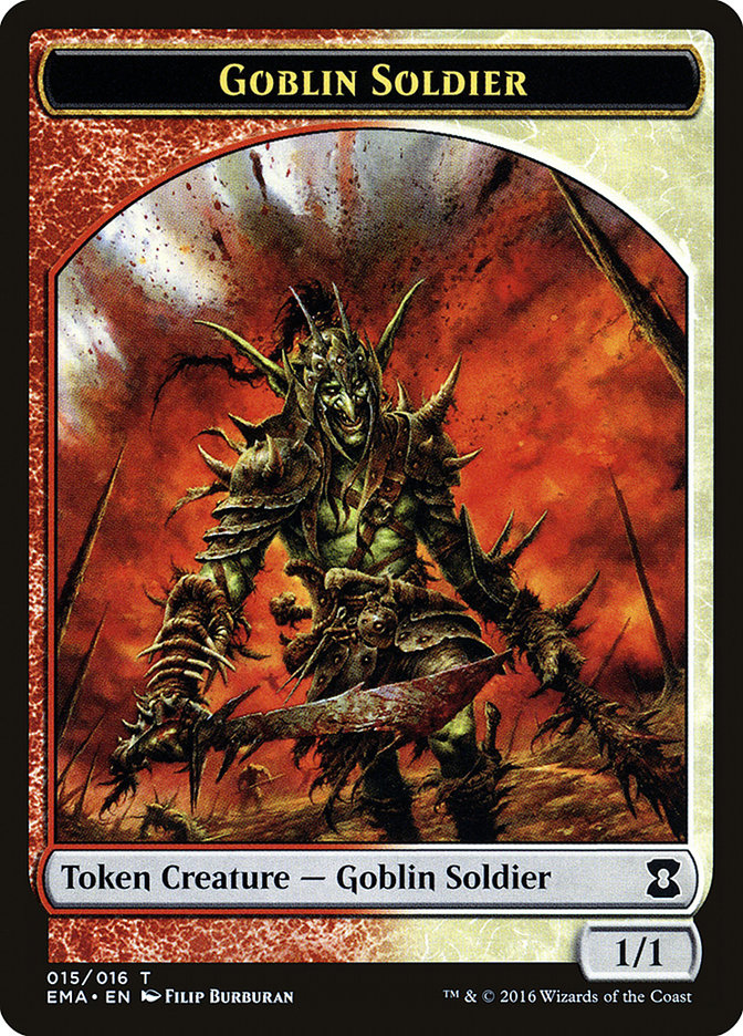 {T} Goblin Soldier Token [Eternal Masters Tokens][TEMA 015]