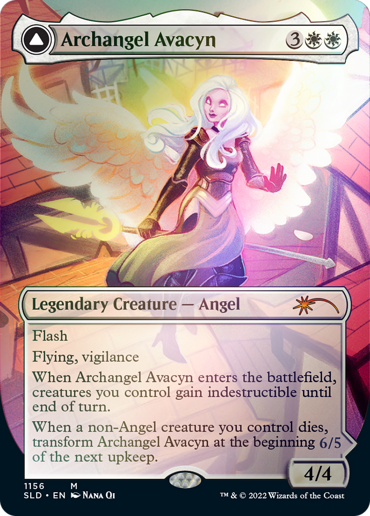 {R} Archangel Avacyn // Avacyn, the Purifier (Borderless) [Secret Lair: From Cute to Brute][SLD 1156]