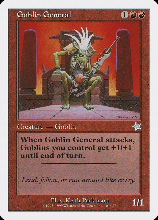 {C} Goblin General [Starter 1999][S99 101]