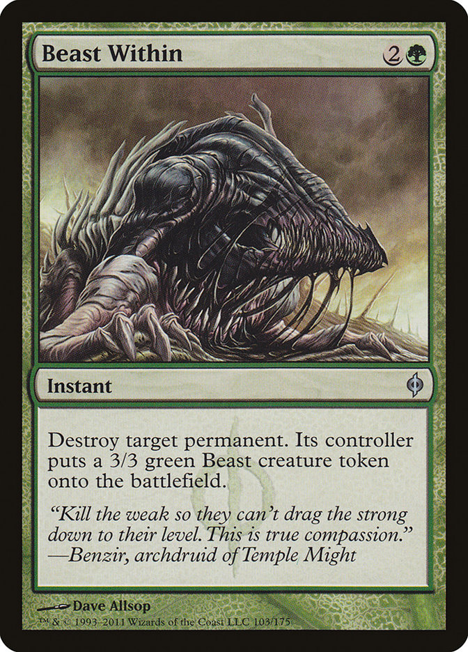 {C} Beast Within [New Phyrexia][NPH 103]