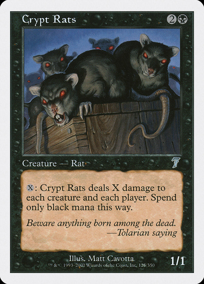 {C} Crypt Rats [Seventh Edition][7ED 125]