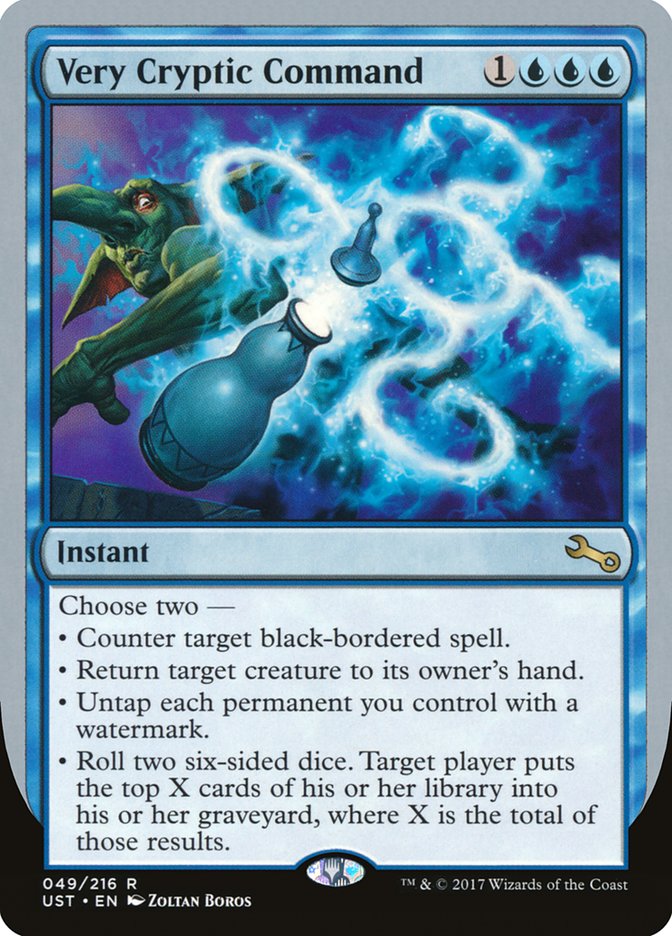{R} Very Cryptic Command (Counter) [Unstable][UST 49E]