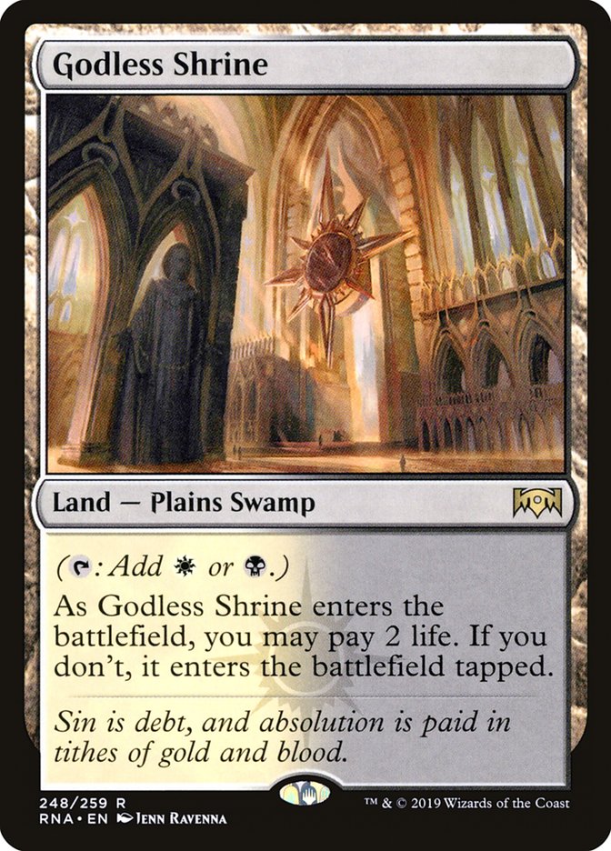 {R} Godless Shrine [Ravnica Allegiance][RNA 248]