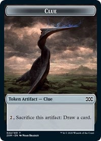 {T} Clue // Wurm (030) Double-sided Token [Double Masters Tokens][T2XM 022]